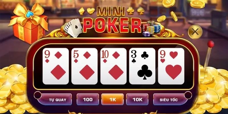 Hệ thống trả thưởng trong mini poker Rio66